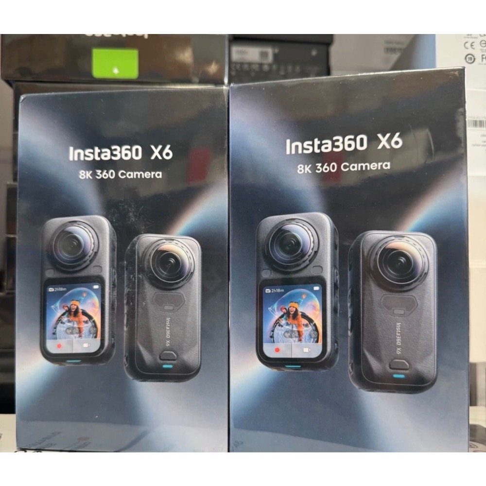 全新未拆封 Insta360 X6 8K全景運動相機黑色 ，原裝正品