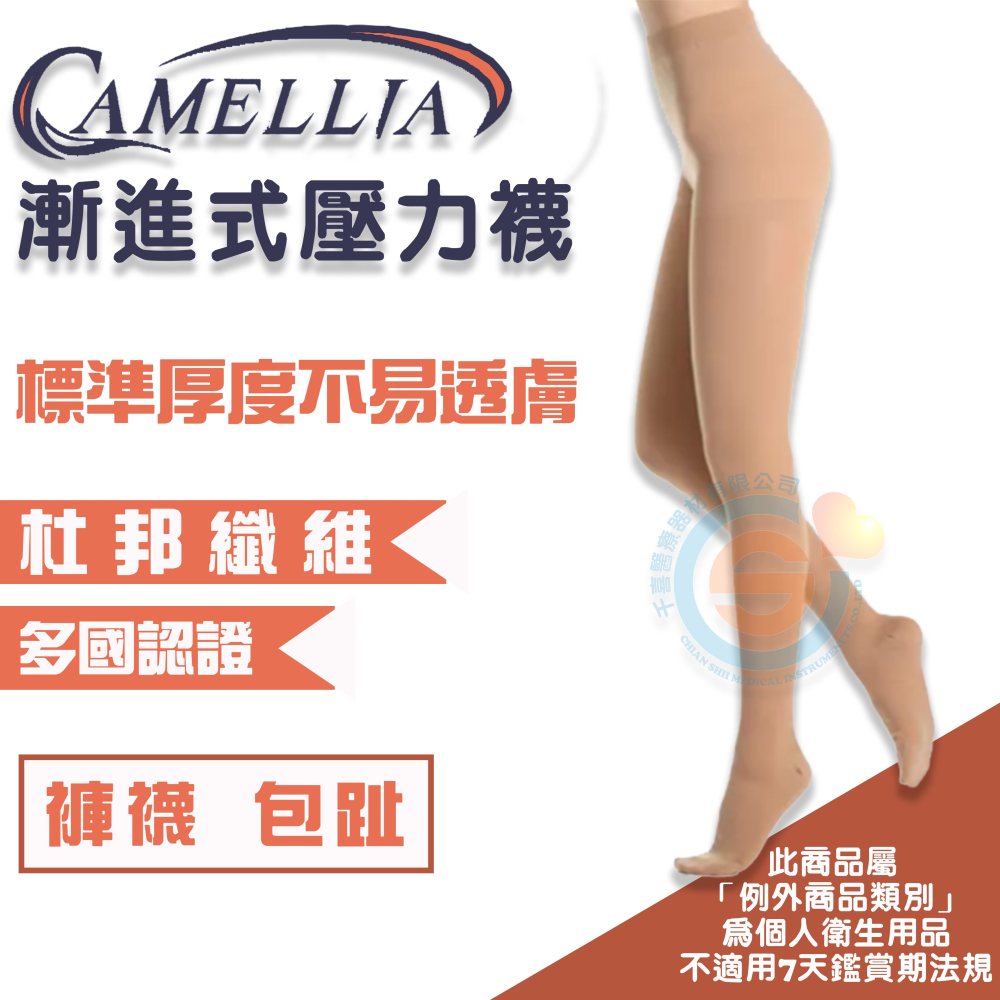 I-M 愛民 Camellia商務型 Softmina隱形超薄 漸進式彈性襪 舒適 減壓 防止靜脈曲張 褲襪 保健-細節圖4