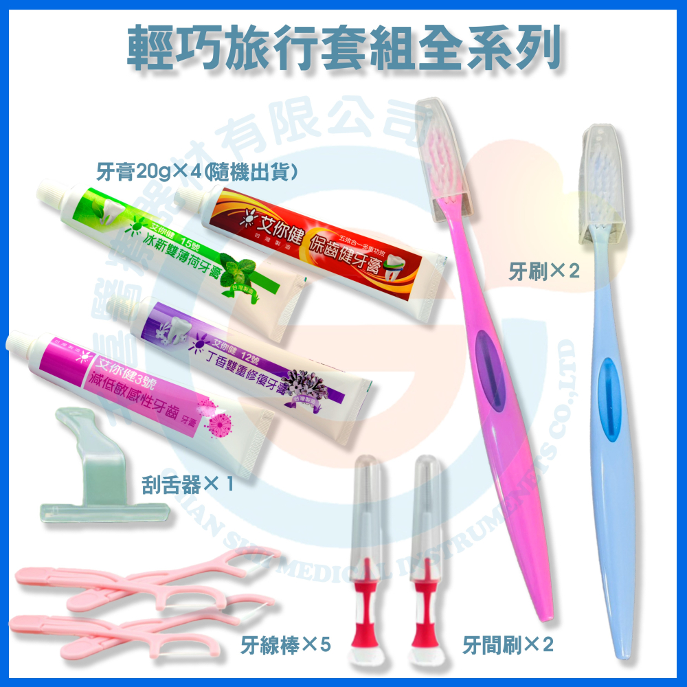 艾你健牌牙刷 牙膏 螺旋成人 大刷頭 特小刷頭 牙周病 敏感性 含鹽牙膏 牙膏旅行組 旅行牙刷組 臺灣製造-細節圖8