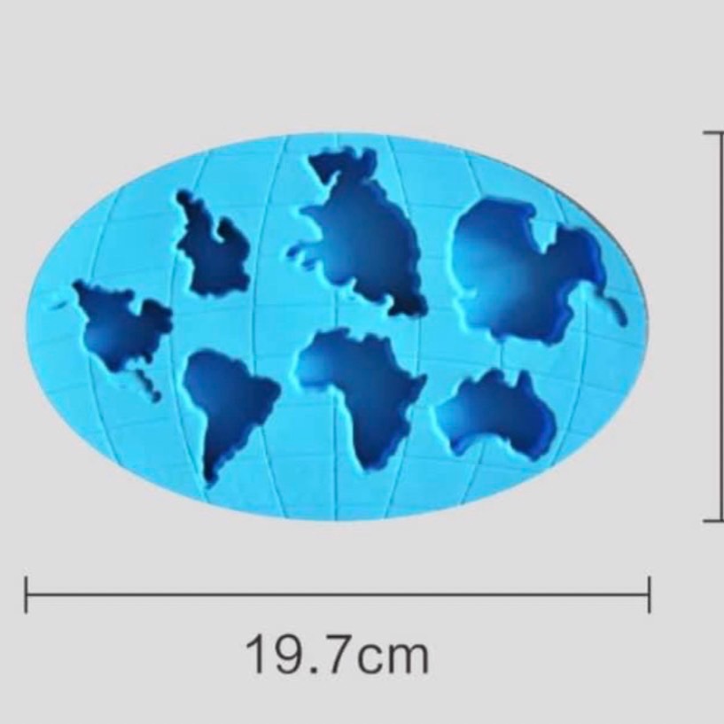 七大洲冰塊模具盒 大家有聽過亞洲、歐洲、非洲、北美洲和南美、大洋洲和南極州合稱為七大洲 七大洲教材  全球暖化 地球暖化-細節圖2