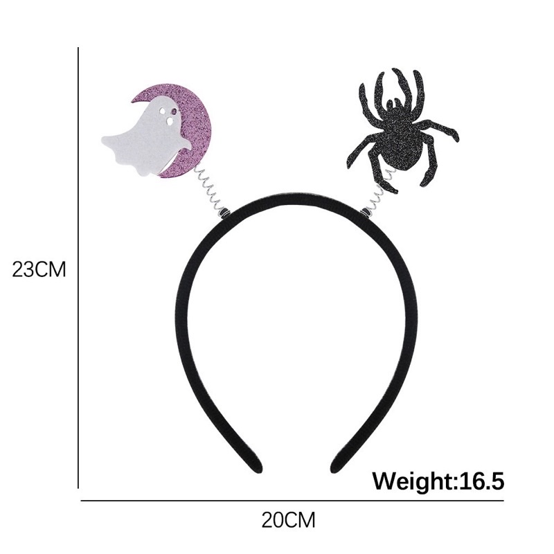 萬聖節髮圈系列（隨機不同）萬聖節髮圈 萬聖節搞怪髮飾-細節圖6