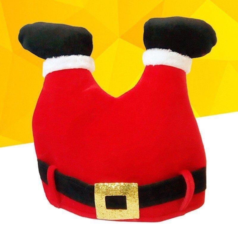 聖誕大腿帽帽 聖誕腿帽 聖誕帽 聖誕晚會帽 聖誕活動帽 聖誕帽 聖誕禮物 聖誕褲帽 聖誕腿帽 聖誕老公公帽-細節圖5