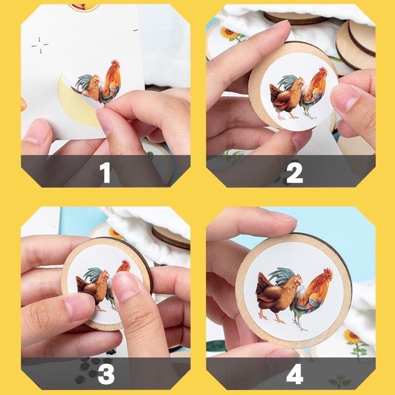 蒙式生命週期款（週期認知）動物週期 植物週期 蒙式教材 週期學習認知 週期盤-細節圖4