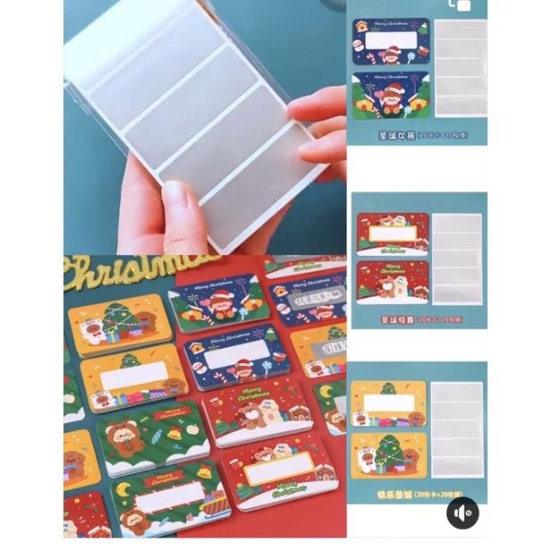 聖誕卡+刮刮膜（20入）手寫刮刮卡 聖誕驚喜卡 聖誕卡 聖誕刮刮卡 聖誕活動卡 聖誕刮刮膜 聖誕活動卡 聖誕禮物悦換卡-細節圖2