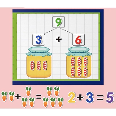 數學磁鐵🧲學習書 數字分解桌遊 數學分解桌遊 數學演練教材 小一數學分解桌遊 加減分解桌遊 數字加減桌遊 數學加減演練