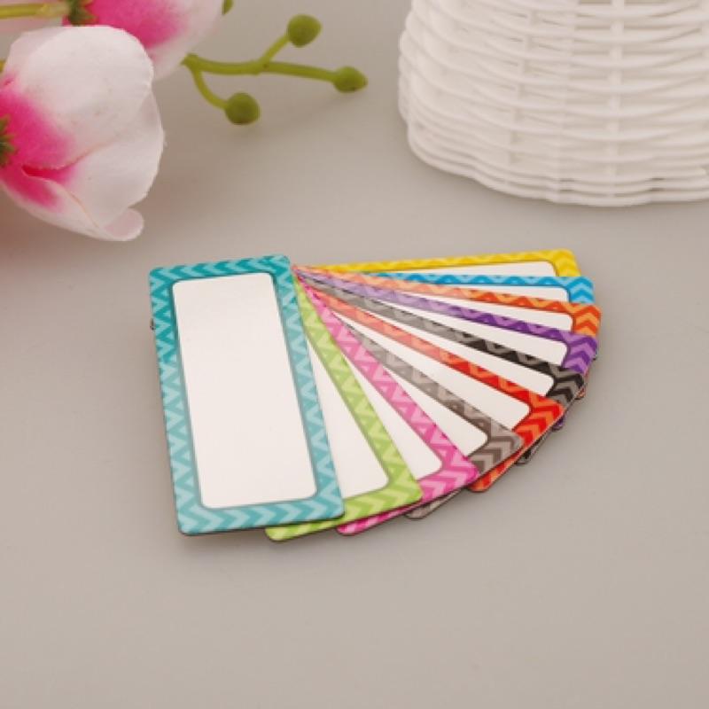 彩色空白可擦拭磁鐵  滾邊彩色磁力片  可教CVC寫上字母 姓名磁力片 白版磁力片教具 磁片教具 白板 白板空白片白板-細節圖5