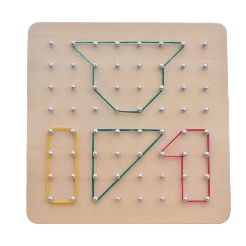 創意釘板組（卡片皮筋款+卡片）啟蒙形狀卡 釘板創意 釘板教具 形狀啟蒙 形狀圖卡 形狀教具-細節圖4