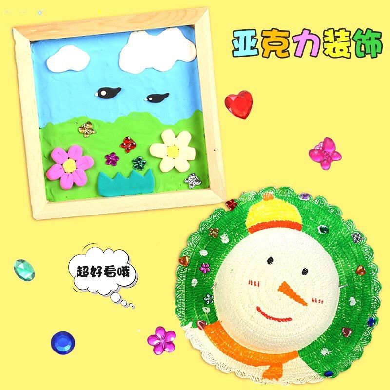 彩色壓克材料包 鑽石材料包、勞作材料、壓克力材料包 壓克力彩鑽貼組合（大小混合款）壓克力彩鑽貼 壓克力材料包 壓克力彩鑽-細節圖5