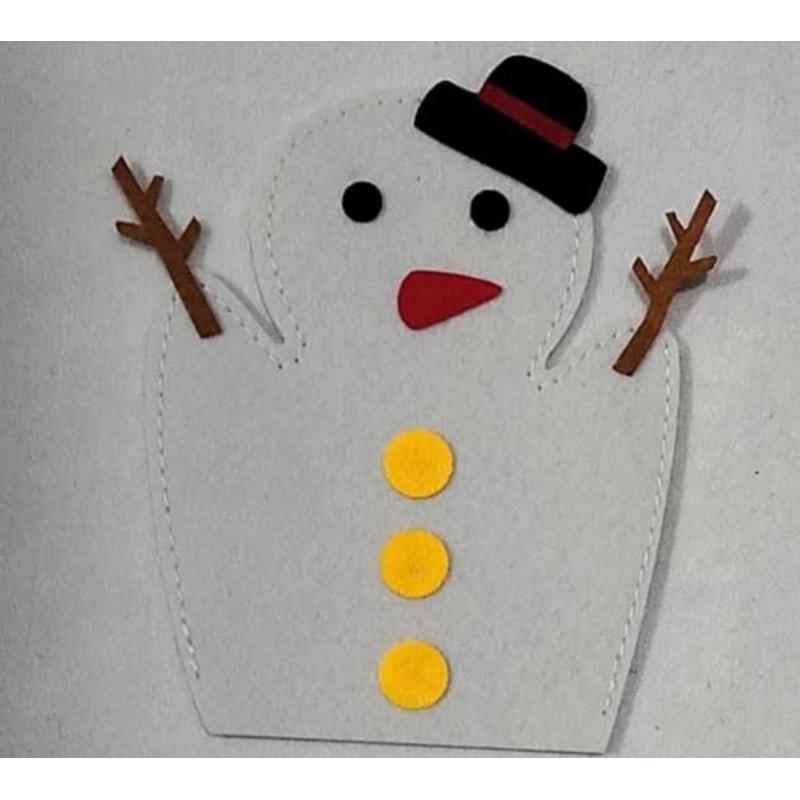 聖誕手偶（完成品一組6個） 聖誕手偶 聖誕手作 聖誕配件 聖誕素材 聖誕故事 聖誕繪本周邊商品-細節圖2