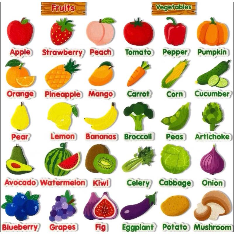 水果教學 蔬菜教學 教學道具 蔬菜水果毛氈布貼1套62個水果+蔬菜 布織布蔬菜-細節圖4