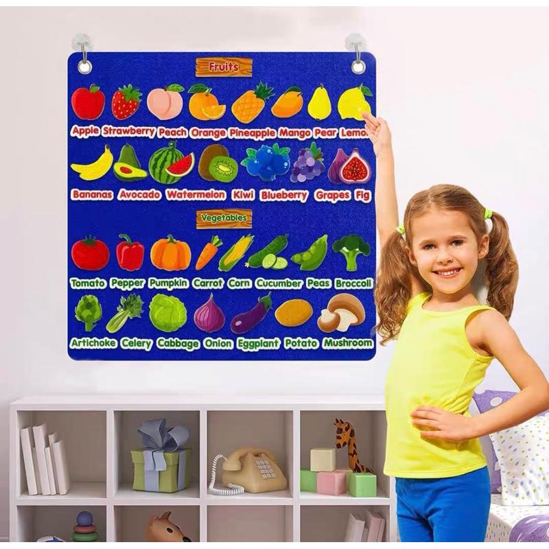 水果教學 蔬菜教學 教學道具 蔬菜水果毛氈布貼1套62個水果+蔬菜 布織布蔬菜-細節圖5