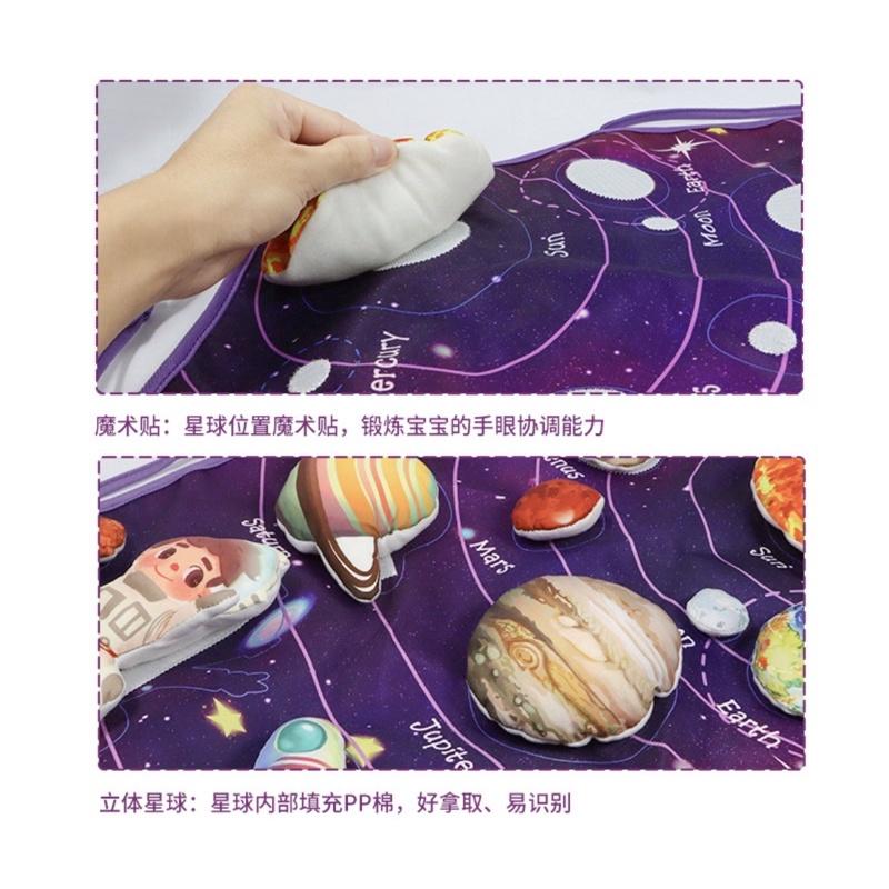 太陽系教具圍裙 星球系列圍兜 太陽系教具 星球款教具 星球配對 太陽星配對 星球配對教具 太陽星配對-細節圖3