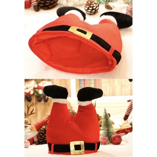 聖誕大腿帽帽. 聖誕系列 聖誕帽 聖誕晚會帽 聖誕活動帽 聖誕帽 聖誕禮物 聖誕褲帽 聖誕腿帽 聖誕老公公帽百變帽-細節圖4