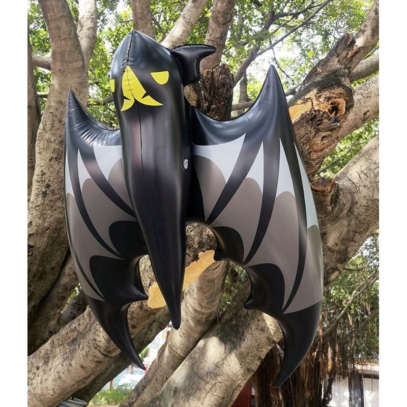 蝙蝠造型 蝙蝠充氣 蝙蝠充氣 萬聖節佈置 萬聖節活動 萬聖節看板-細節圖2