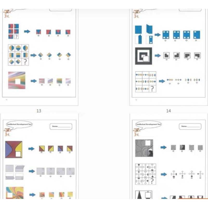 幼兒邏輯推理空間感訓練 觀察力邏輯思維訓練  邏輯推理空間感 瑞文測試 智力測驗-細節圖3