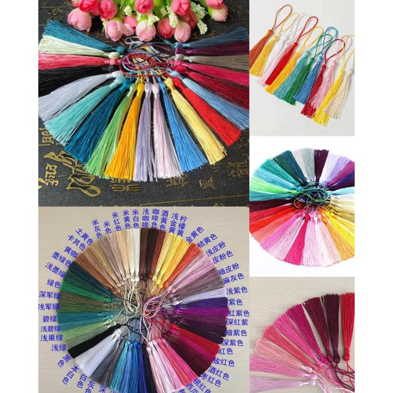 彩色流蘇；隨機30條不挑色 彩色流蘇；隨機25條不挑色 流蘇 中國結材料包 彩色流蘇材料包 流蘇裝飾-細節圖5