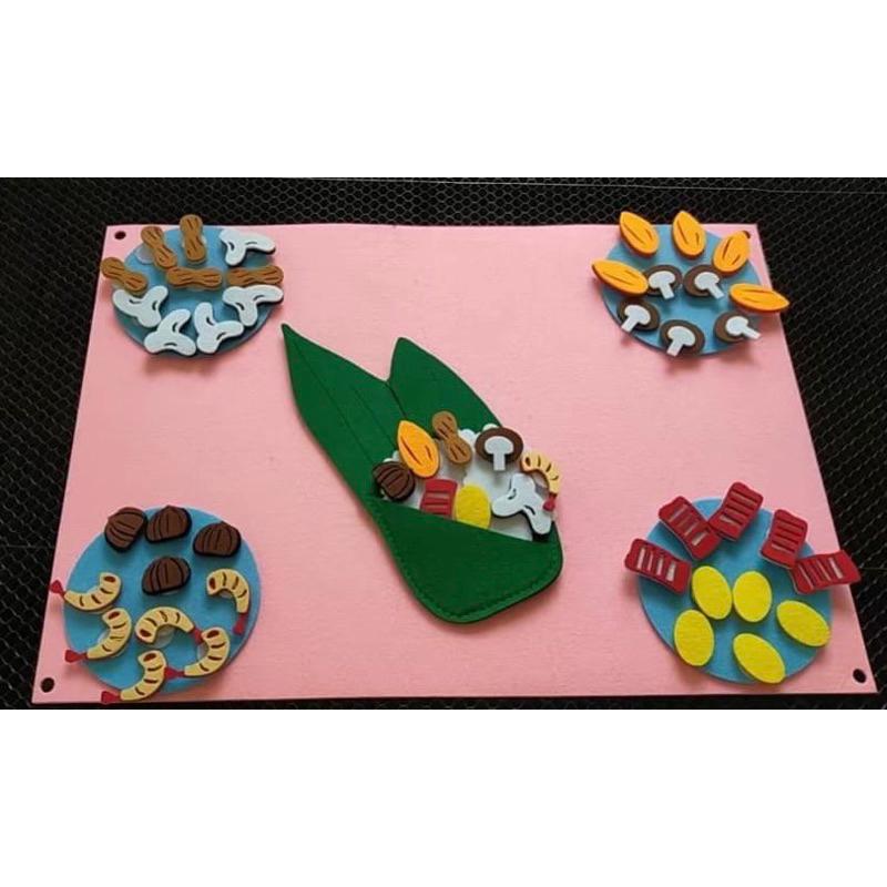 仿真粽子 粽子DIY 包粽子 粽葉 趣味粽子教材 粽子素材 粽子道具 端午節必備 端午節素材 包粽子 認識粽子-細節圖2