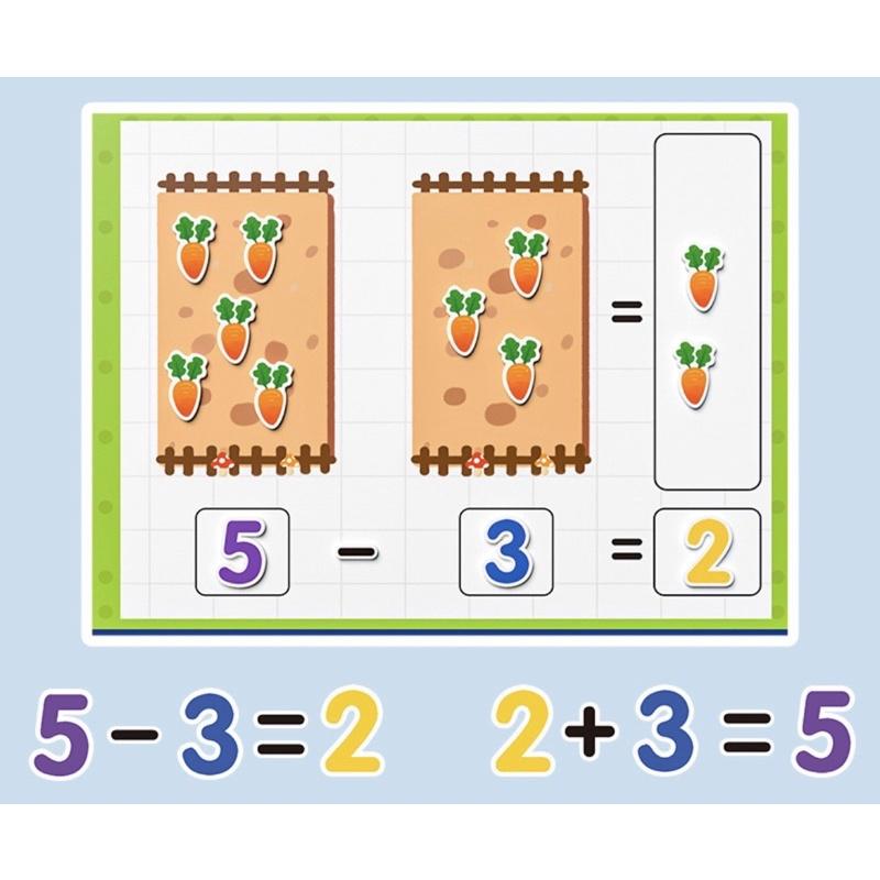 數學磁鐵 學習書 數字分解桌遊 數學分解桌遊 數學演練教材 小一數學分解桌遊 加減分解桌遊 數字加減桌遊 數學加減演練-細節圖3