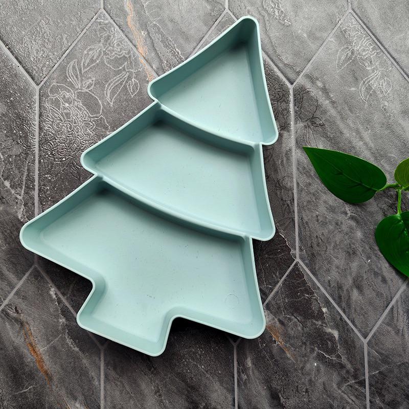 聖誕樹盤子 2入組 聖誕樹擺設盤 聖誕樹收納盒 聖誕樹擺設 聖誕樹盤子-細節圖7