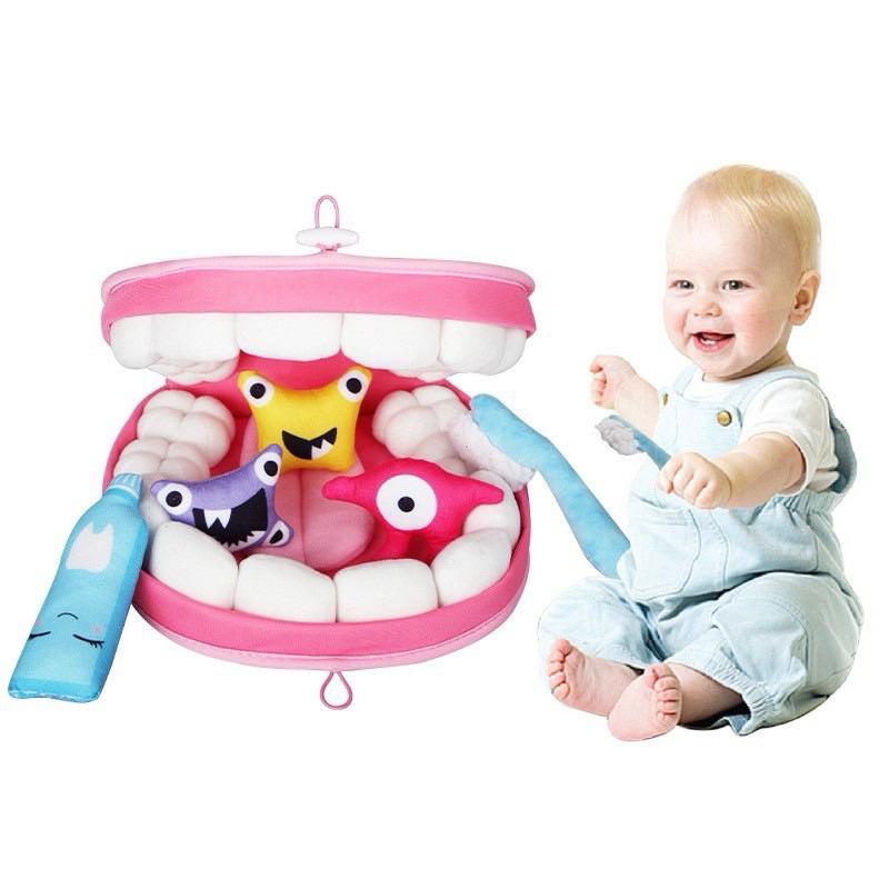 牙齒寶寶❤️刷牙教學 牙齒教具 刷牙教具 口腔教具 嘴巴教具 刷牙教學-細節圖3