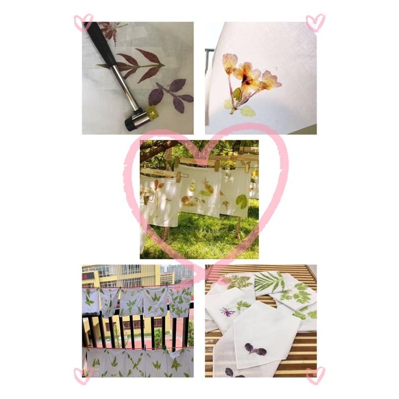 感官槌 拓印趣味活動DIY 拓印布 拓印槌 拓印素材 自然素材 葉子素材 葉子材料 拓印素材 拓印DIY-細節圖2