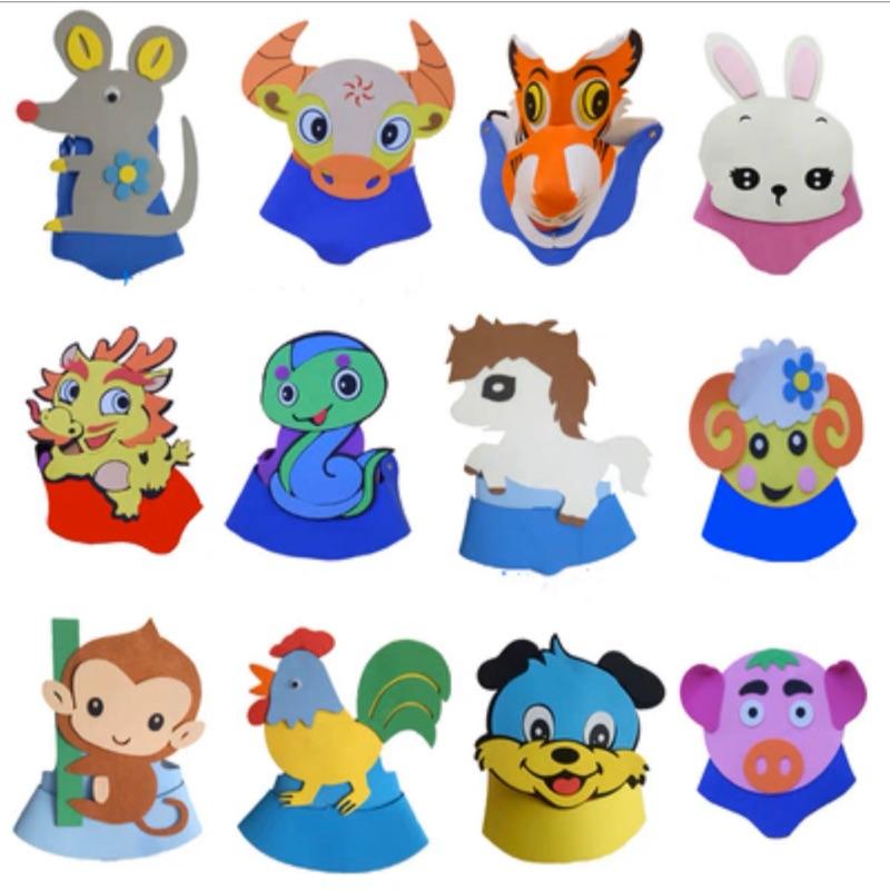 生肖 角色扮演─12生肖頭套 12生肖頭套 十二生肖主題 生肖教學 生肖帽-細節圖2