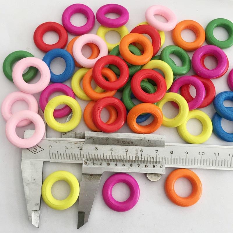 感官系列 開放性材料 木環30個 木環 彩虹環 木制木環 建構區 建構小物 開放性教材 建構玩具 感官材料包-細節圖5