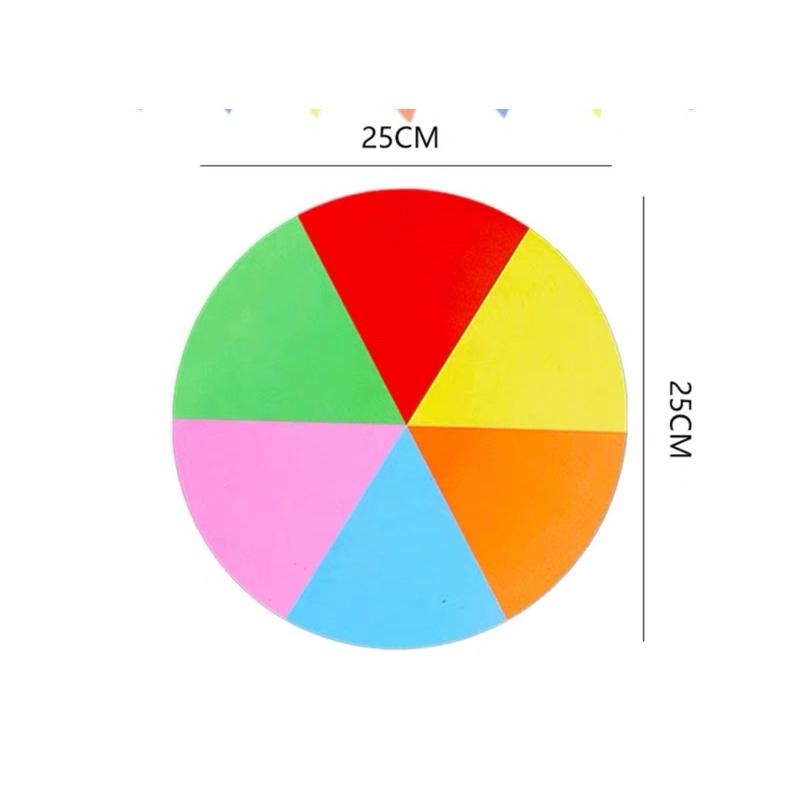 互動教具 轉盤磁性貼白板磁力貼空白可擦寫磁貼課堂 可擦寫轉盤 彩色版轉盤 可用白板筆擦寫-細節圖2