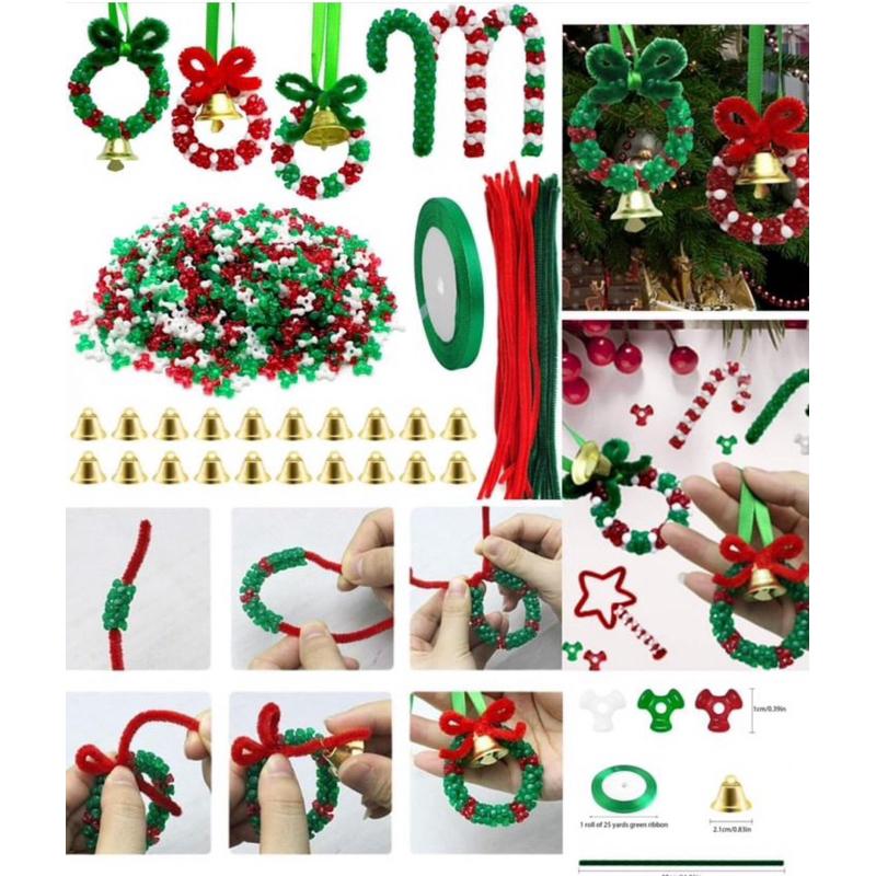 花環材料包 聖誕手作 聖誕材料包 聖誕勞作-細節圖5