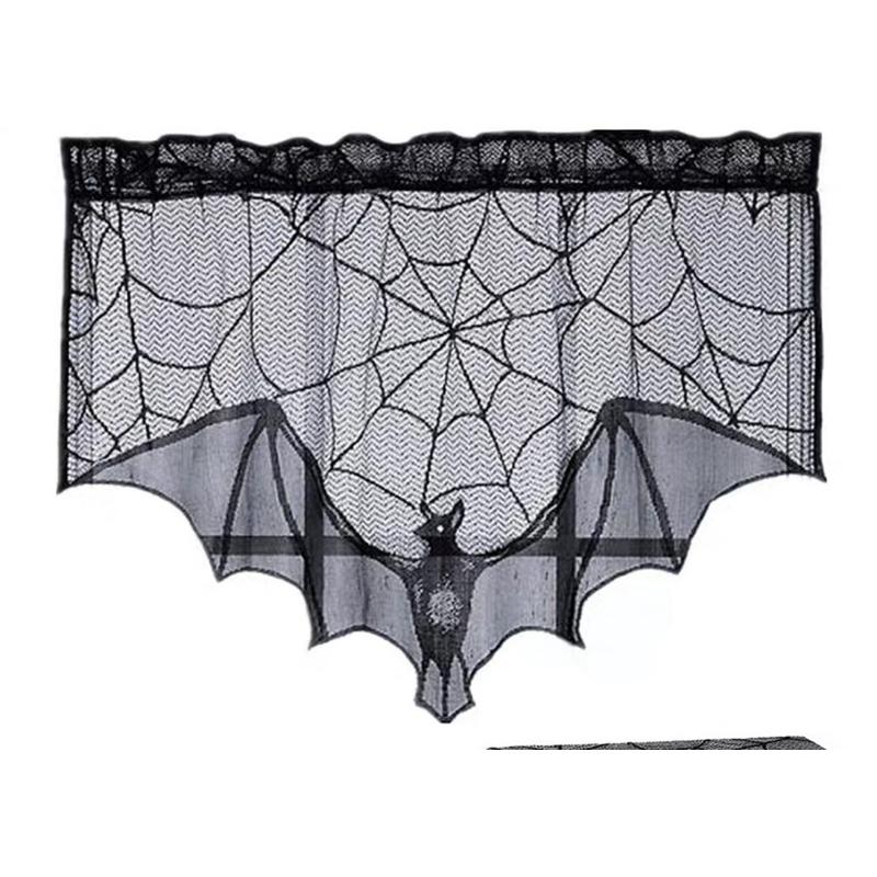 掛簾 萬聖佈置 門窗窗簾 蝙蝠門窗 蝙蝠窗掛-細節圖3