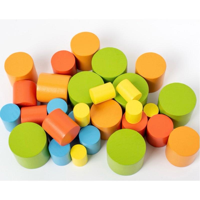 平衡疊疊樂 鍛鍊手腳協調能力 空間思維及平衡練習 平衡桌遊  平衡堆塔圓柱-細節圖6