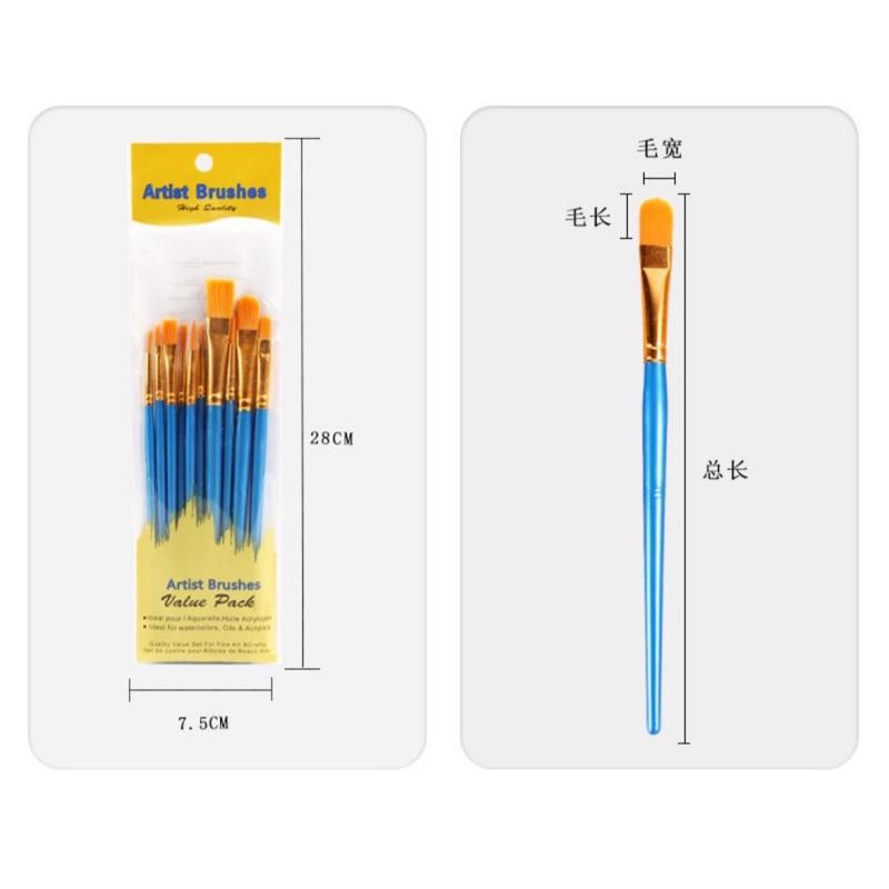 畫刷 筆刷 水彩筆 塗鴉筆 10入組 筆 水畫筆-細節圖4