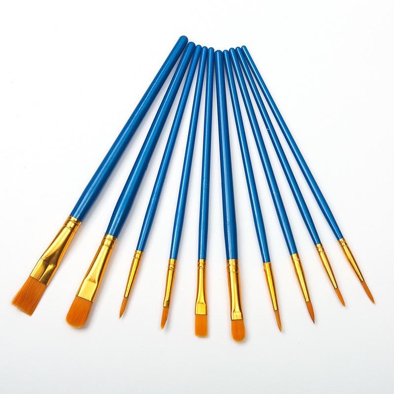 畫刷 筆刷 水彩筆 塗鴉筆 10入組 筆 水畫筆-細節圖6