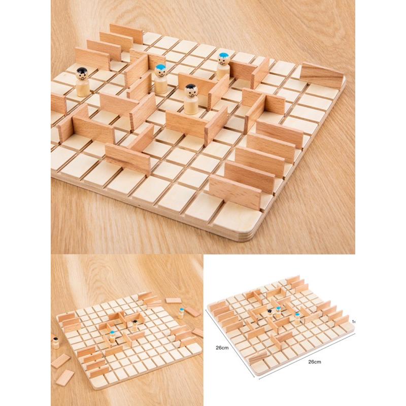 策略桌遊 策略教學 木製兒童雙人桌遊 邏輯思維桌面遊戲 步步為營桌遊  多人益智力啟發動腦玩具-細節圖3