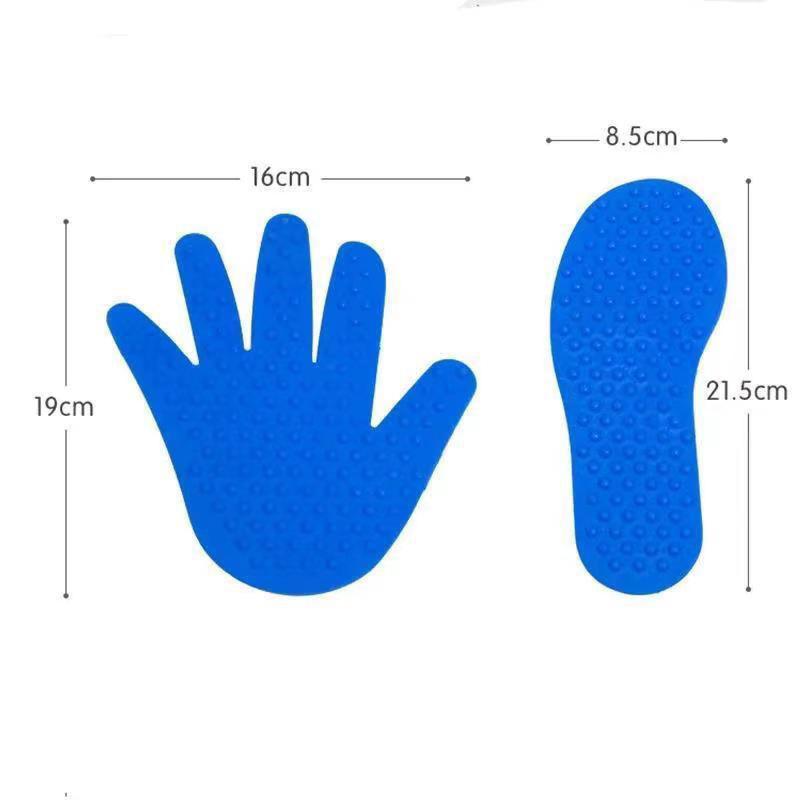 手印腳印感統運動訓練手遊戲跳墊兒童手腳並用手腳掌觸覺玩具手掌 感統教材 感統遊戲 觸感教具 體適能活動-細節圖4