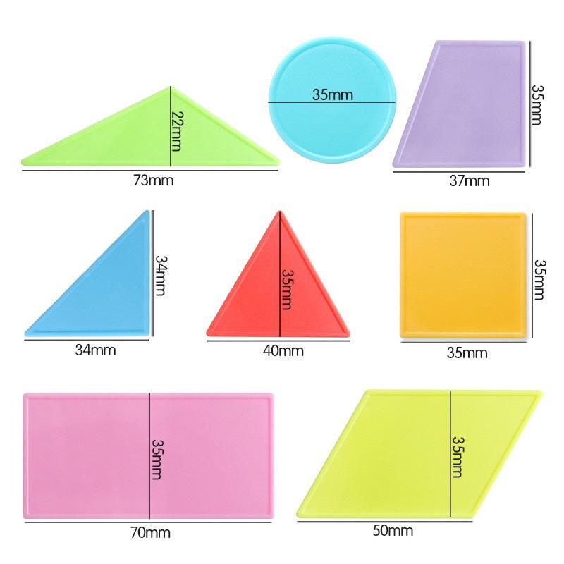 14種形狀140片😘超多片形狀片 形狀教學 形狀教學 認識形狀 形狀片 形狀認知-細節圖3