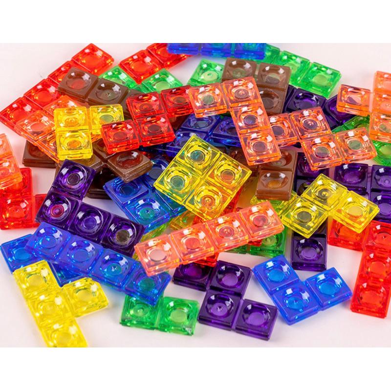 認識空間對應方位概念 彩虹重力俄羅斯魔術方塊  水晶俄羅斯方塊 透光俄羅斯方塊  俄羅斯魔術方塊 透光方塊-細節圖2