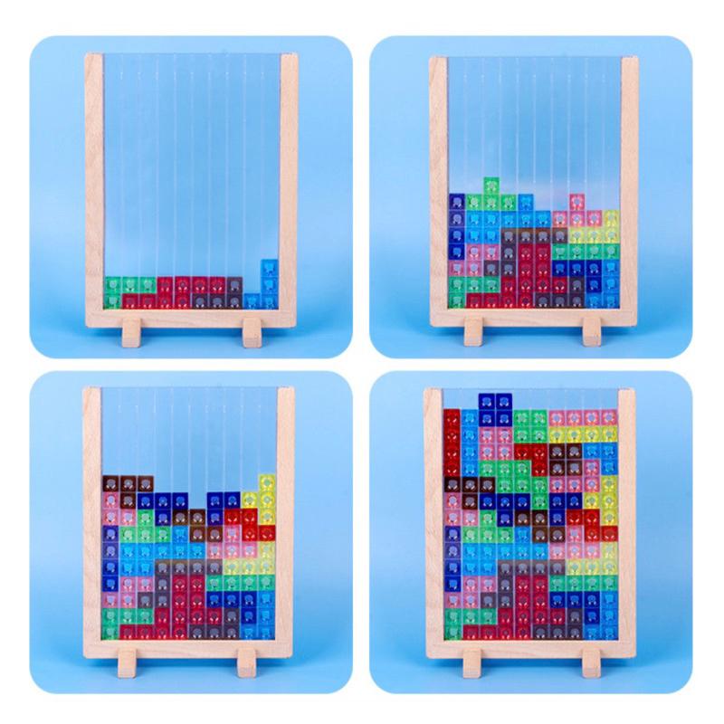 認識空間對應方位概念 彩虹重力俄羅斯魔術方塊  水晶俄羅斯方塊 透光俄羅斯方塊  俄羅斯魔術方塊 透光方塊-細節圖4