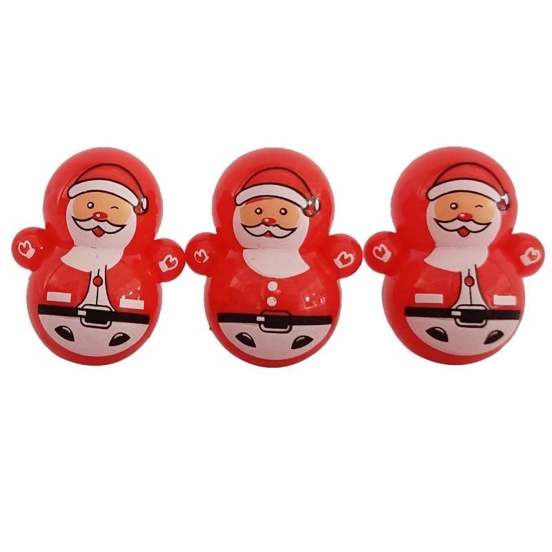 聖誕不倒翁20個一組，聖誕不倒翁小公仔 聖誕不倒翁 聖誕小物 聖誕禮物 聖誕收藏品 補習班小禮物 不倒翁玩具-細節圖6