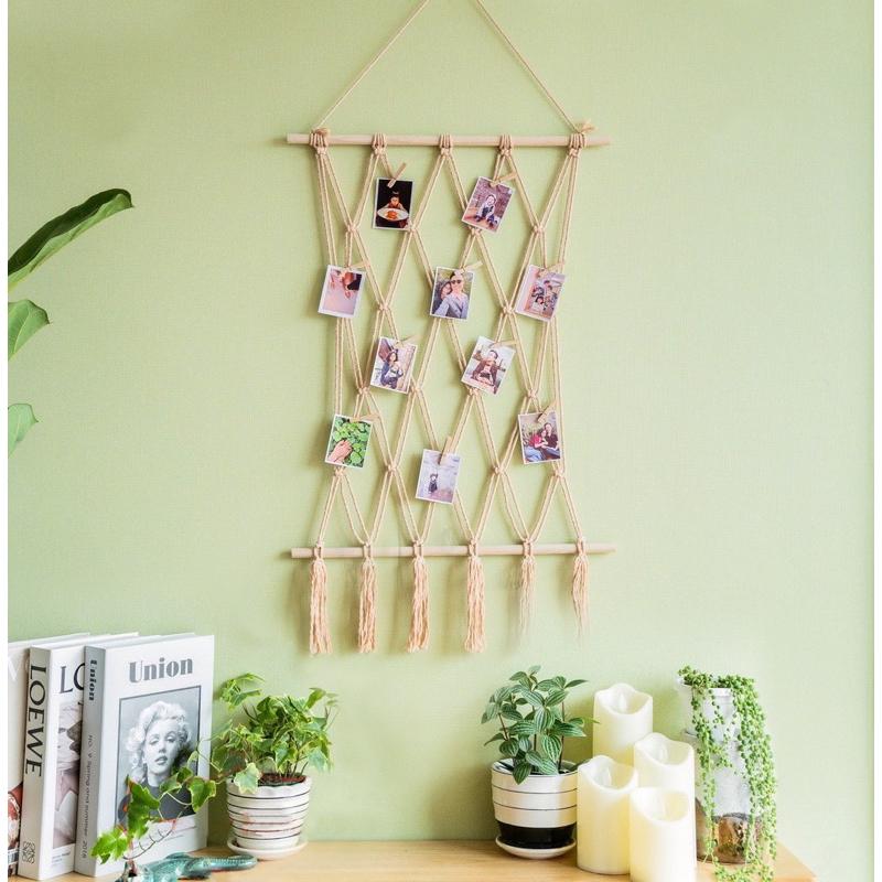 北歐風編織掛毯  編織系列環境佈置 編織佈置設計 照片佈置 作片佈置 教室佈置 辦公室佈置 南洋風佈置 北歐佈置-細節圖3