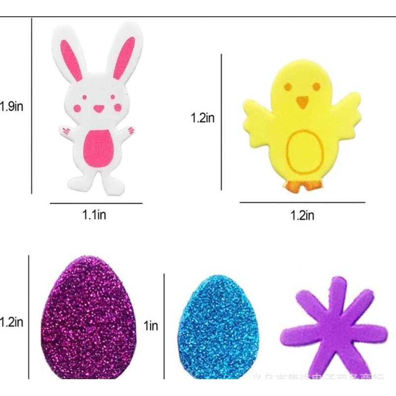 復活節系列（蛋+兔子+EVA材料包組, 15入組合材料包） 復活節手作 復活節兔兔 復活節材料包-細節圖6