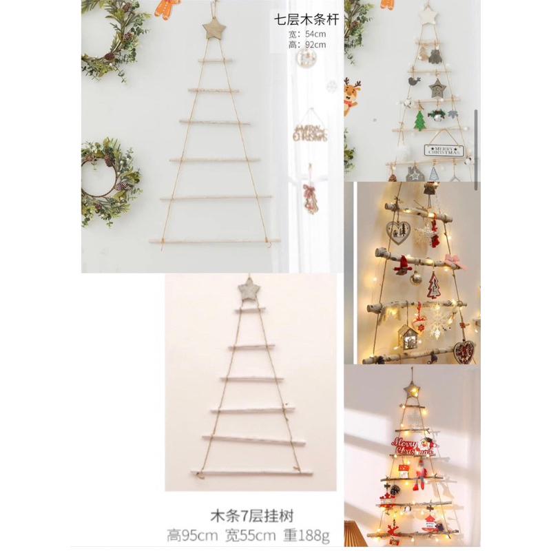 教室掛物小物 自然素材 聖誕樹 聖誕木條 聖誕裝飾 聖誕木條聖誕樹裝飾（只有木條）聖誕樹 勞作佈置-細節圖2