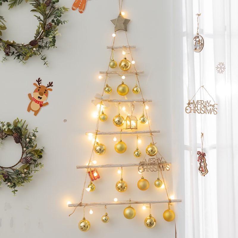 教室掛物小物 自然素材 聖誕樹 聖誕木條 聖誕裝飾 聖誕木條聖誕樹裝飾（只有木條）聖誕樹 勞作佈置-細節圖3