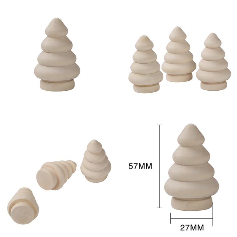 小樹材料包 木製小樹材料 樹林材料包 建構區 木製樹葉材料包 木製聖誕樹彩繪材料包 森林素材 聖誕樹彩繪-細節圖4