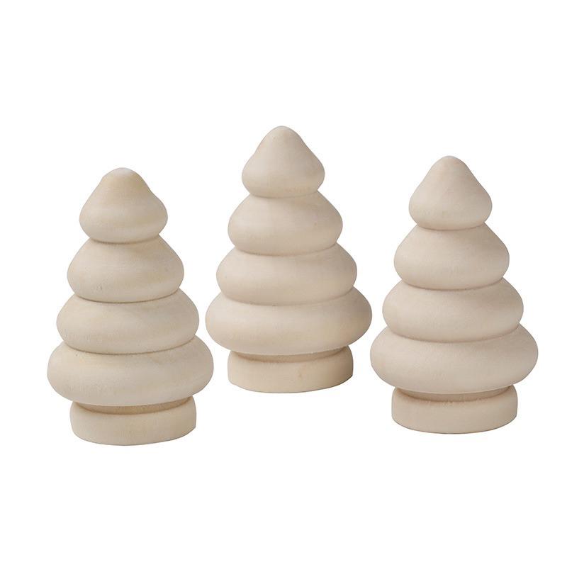 小樹材料包 木製小樹材料 樹林材料包 建構區 木製樹葉材料包 木製聖誕樹彩繪材料包 森林素材 聖誕樹彩繪-細節圖6