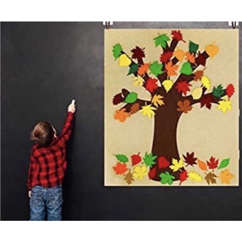 大型楓樹掛布DIY  布織布款大樹葉子款 楓葉 楓葉教材 大樹 大樹教材 樹葉教材 楓葉教育 仿真楓葉 楓葉素材 大樹-細節圖2