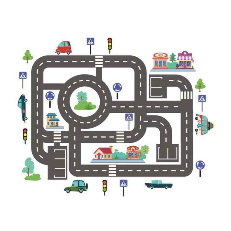 道路貼紙  車車靜電貼 城市靜電 屬於自己的小城市靜電貼 車車裝飾 車車-細節圖3