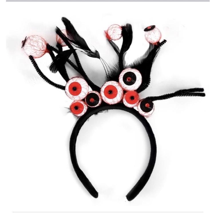 眼球髮圈🌟萬聖節髮圈👀球款 眼球裝飾 眼球髮圈 萬聖節裝扮-細節圖3