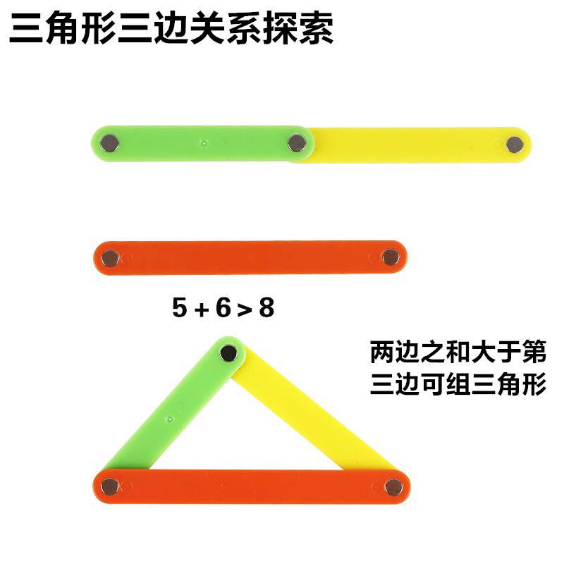 多邊形敎用磁條 磁性磁條 磁性條教學 角形教學 形狀教學直徑教學 角度教學 數學教學 磁性教學 角度 角-細節圖7
