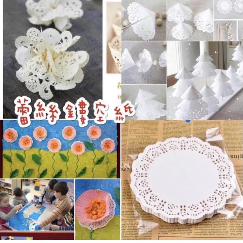 勞作紙 紙花 蕾絲邊摺紙 蕾絲紙空白（需要自行DIY創作品）勞作基礎 、花邊紙，吸油紙、蕾絲紙-細節圖2